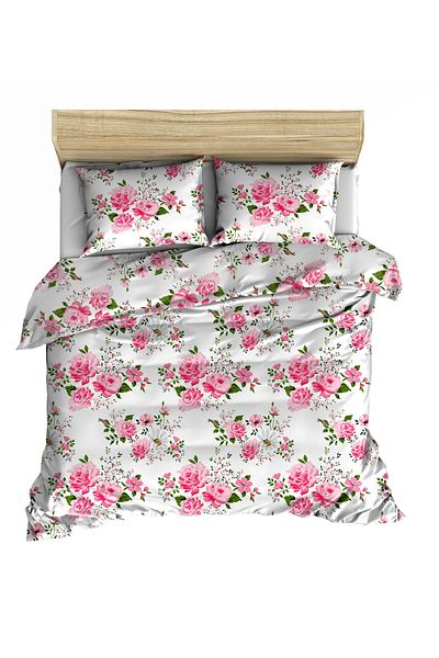 Maki Home Cuvertură extra large - Alb - Floral