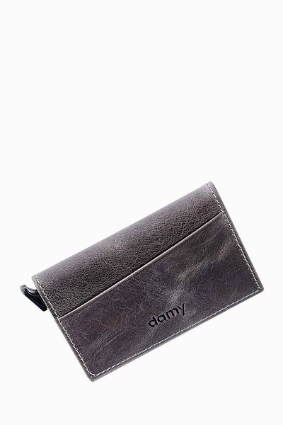 OKAVANGO Leather Mechanical Wallet - Men's and Women's Card Holder Accessory 611cr