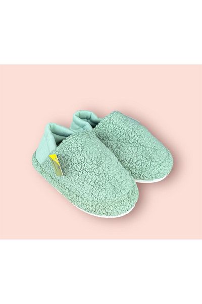 Şıkel Γυναικείο Panduf Mint Green Şikel - Αφράτη βελούδινη και αντιολισθητική σόλα