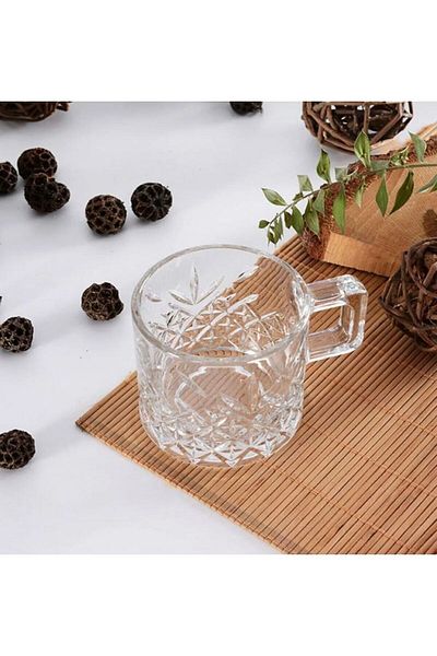 ALİNA HOME Paşabahce 2-Piece Timeless Cup with Handle