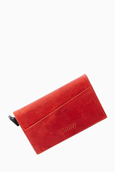 OKAVANGO Portofel mecanic din piele - Accesoriu suport card pentru bărbați și...