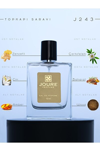 JOURE PERFUME J243 - Sıcak Baharatlar Aromatik Kokulu 50ml Kalıcı Edp Erkek P...