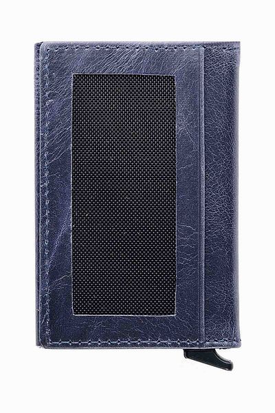 OKAVANGO Portofel mecanic din piele - Accesoriu suport card pentru bărbați și femei 611cr