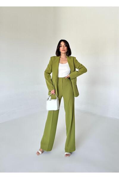 Vuntal BUTİK بدلة بليزر بنطال سترة بزر واحد