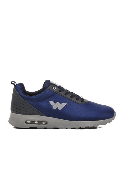 WALKWAY Ανδρικά αθλητικά παπούτσια Navy Blue-Ice Mesh Doab