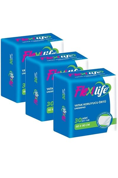 Flexi Life Onlyone Patient Diapers (serme Mattress Protector) 60x90cm 30 pcs 3pk