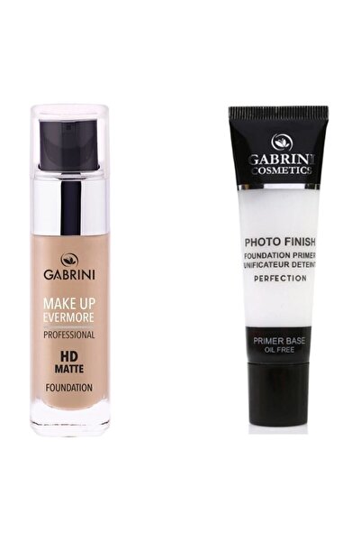 Gabrini Mat Fondöten 02 - Professional Hd Matte Foundation 1 Makyaj Bazı - Fo...
