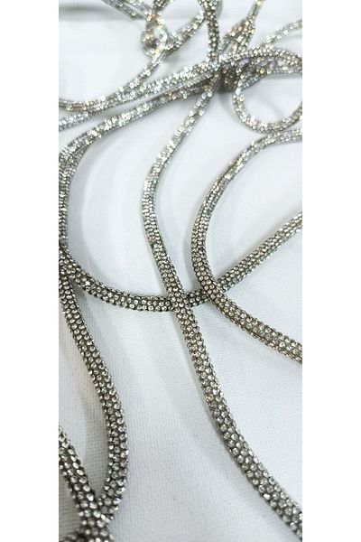 ALTAY TEKSTİL ÜRÜNLERİ FULL STONE EMBROIDERED CORD STRIP