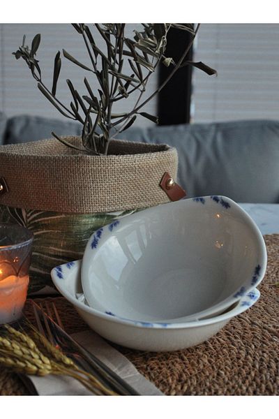 M'art Home Lavender Porcelain - 16 cm 2-Piece Bowl Set