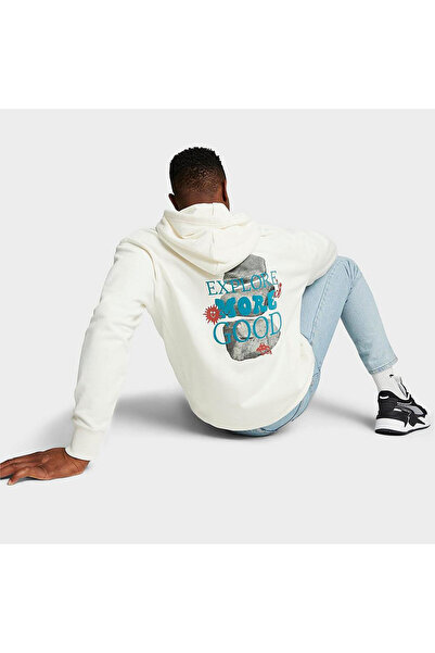 Puma DOWNTOWN Graphic Erkek Ekru Sweatshirt 62127765