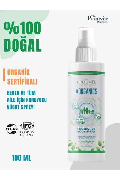 The Prouvee Reponses %100 Doğal Koruyucu Vücut Losyonu Sprey 100 Ml. (0+ Ay Üzeri)