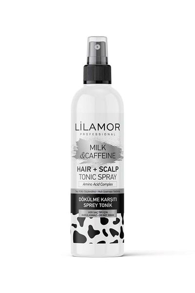 Lilamor Professional Milk & Caffeine & Anti-Shedding Hair Tonic - Helps Fast Grow 250ml