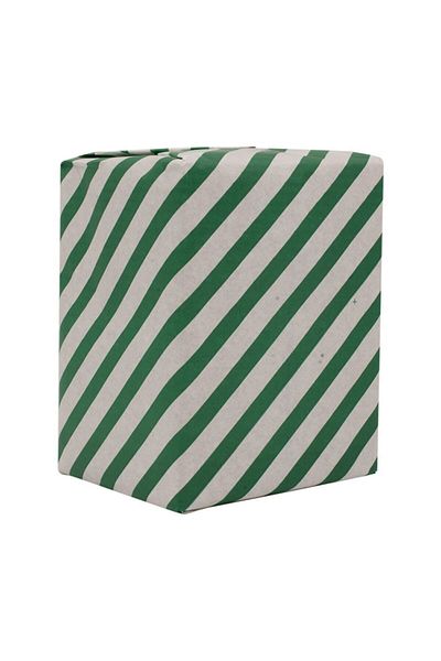 roco paper Packing Paper Dark Green Bias Striped 40gr 70x10cm Pack of 10
