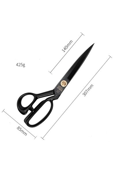ATMACA TUHAFİYE YDL Stainless Steel Leather Scissors - 12inch/30.7 cm