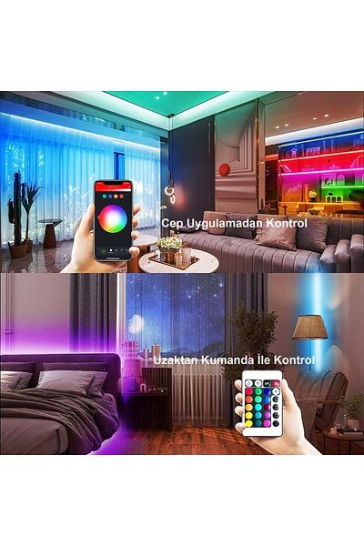 HyMark Tuya Smart Smart Strip Led Bluetooth 5 Meters Rgb 16 Million Colors Wifi Controlled