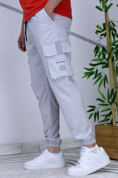 WAFRA Men's Reflective Jogger Cargo Pants