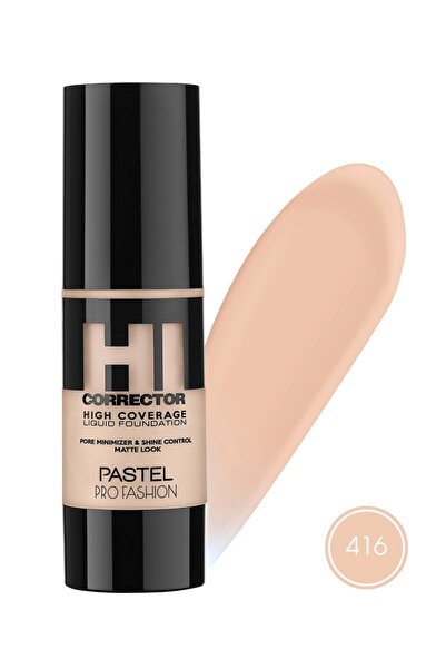 Pastel High Coverage Liquid Foundation - Likit Fondöten 416 30 ml