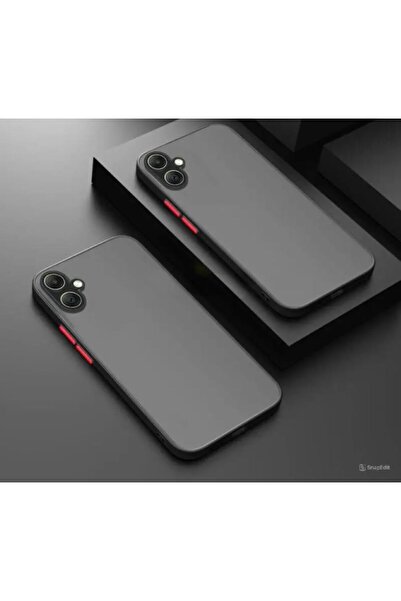 Nezih Case Samsung Galaxy A05 Uyumlu Kılıf Kamera Korumalı Renkli Kenarlı Mat Silikon Kapak