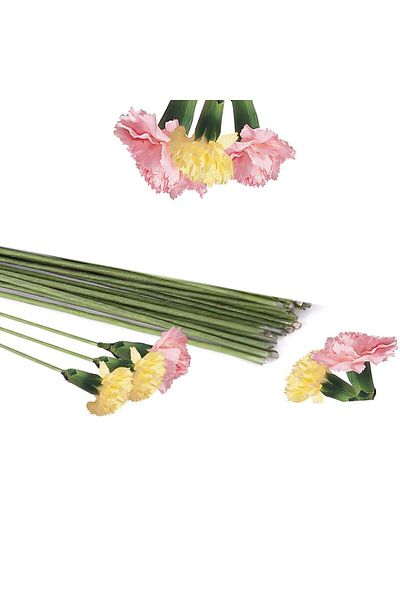 roco paper Σύρμα λουλουδιών No:18 (1,5mm) - 9 Τεμάχια 60 cm - Πράσινο