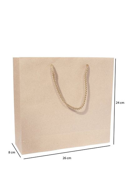 roco paper Τσάντα Kraft Cardboard 24x26 cm 25 Τεμάχια