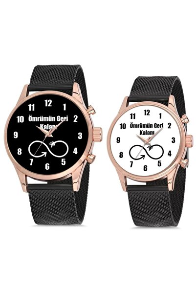 STONY Çift Saatleri Sevgili Saati Ömrümün Geri Kalanı Hasır Çift Saat Sevgili...