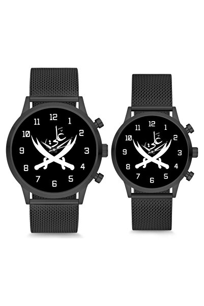 STONY Çift Saatleri Sevgili Saati Siyah Zulfikar Çift Kol Saati
