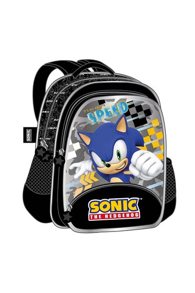 WİGGLE Sonic School Bag Pvc Printed Three Compartments