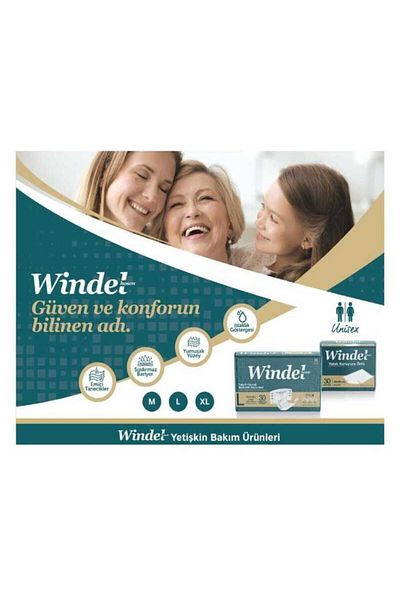 WİNDELHOSEN BELBANTLI SIZE L Patient Diapers
