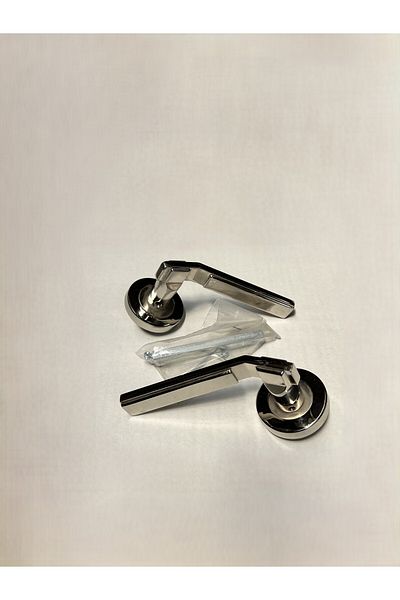 HOMDEP Pyramid Model Zamak Door with Rosette - 1 Set
