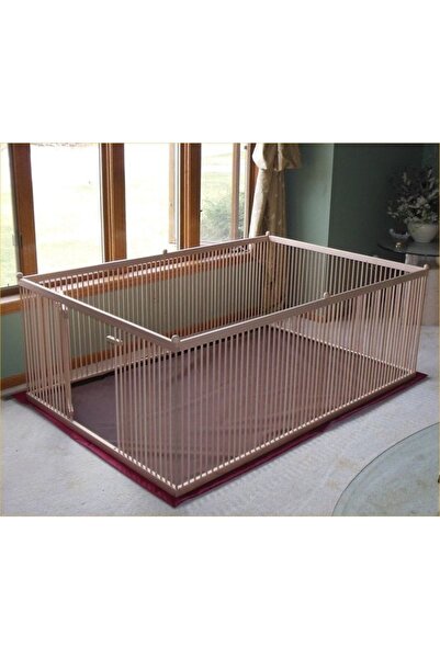 naturbird 1m X 1,5m Sık Aralıklı Ahşap Köpek Çiti