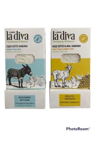 La Diva Eşek Sütü Sabunu & Keçi Sütü Bal Sabunu