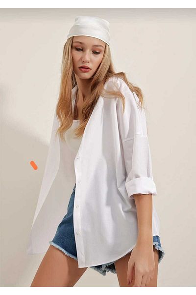 DEMOİSELLE Femei - Cămașă de bază oversize