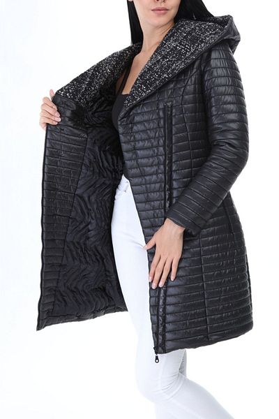 Cristina Gestrickter Kapuzenpullover