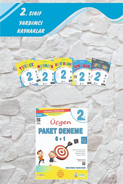 Üçgen Yayıncılık Üçgen 2.Sınıf Beceri Temelli İlkokul Yolculuğu Seti+Paket De...