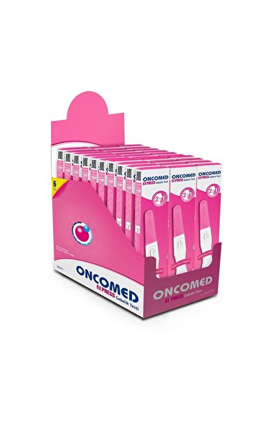 Oncomed Onkomed Express Gebelik Testi 6 Gün Erken - 30saniyede Sonuç 5 Adet