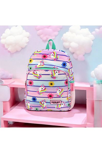 Shopiolog Kindergarten Nursery Daily Use Backpack for Girls - Waterproof, 2 Compartments