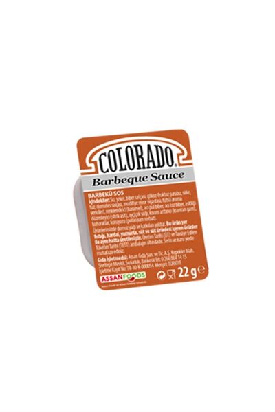 Colorado Barbekü Sos (barbeque Sauce) Küvet 22 Gr - 120 Adet