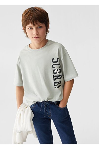 MANGO Kids Mesajlı tişört