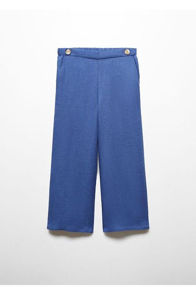 MANGO Kids Pantaloni portocalii pentru copii