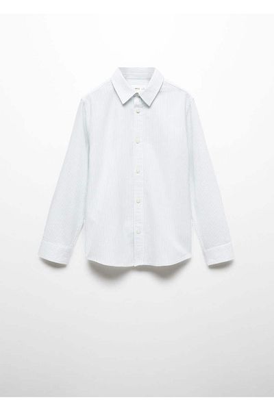 MANGO Kids Oxford pruhovaná košile