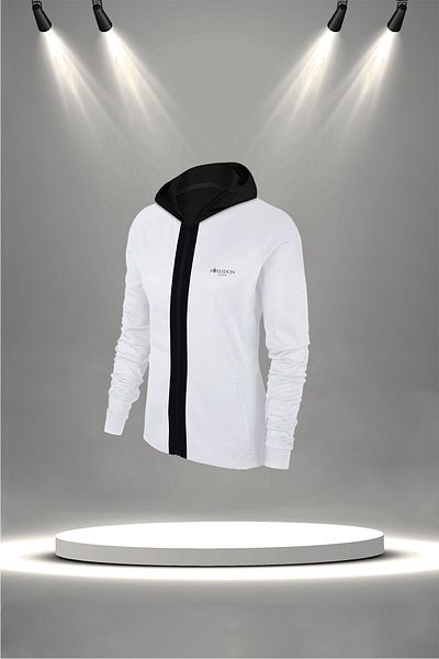 POSEIDON STORM Λευκό Oversize Γυναικείο Σετ Φόρμας - Νέο Supra Χτενισμένο Βαμβακερό, Αναπνεύσιμο Ύφασμα (4XL-10XL)