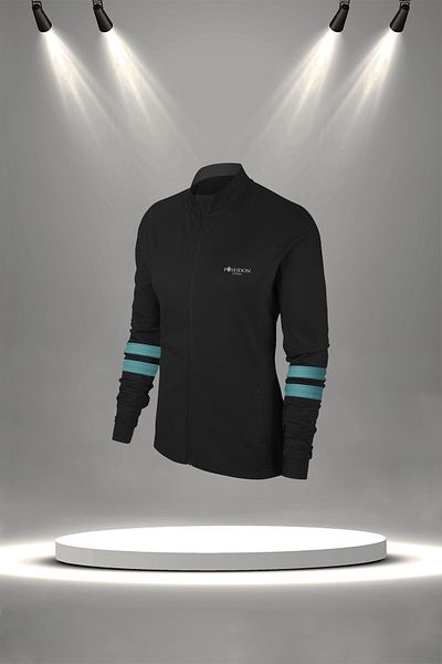 POSEIDON STORM Γυναικείο Μαύρο Νέο Supra Βαμβακερό Σετ Πεζοπορίας δύο τεμαχίων (4XL-10XL)
