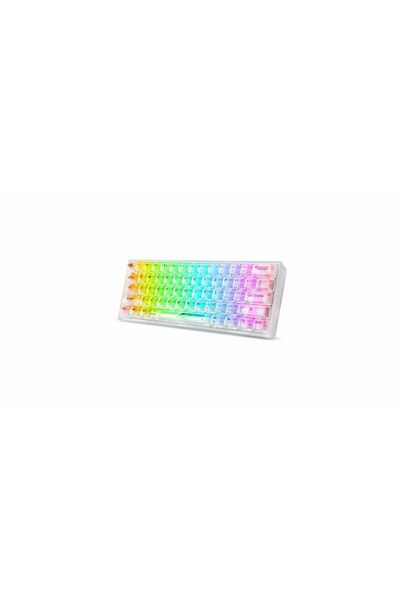 REDRAGON K617ct-rgb Fizz Şeffaf Kompakt 61 Tuşlu Türkçe Q Oyuncu Klavyesi