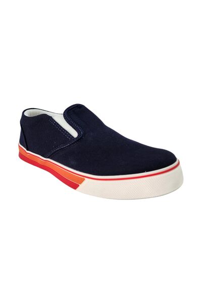 United Colors of Benetton BN-30951 Lacivert Erkek Spor Ayakkabı  Bez Keten Ya...
