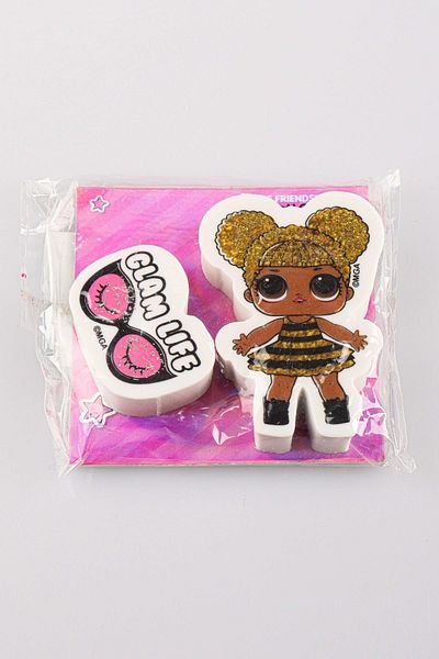 L.O.L. SURPRISE Licensed 2-pack Queen Bee Eraser