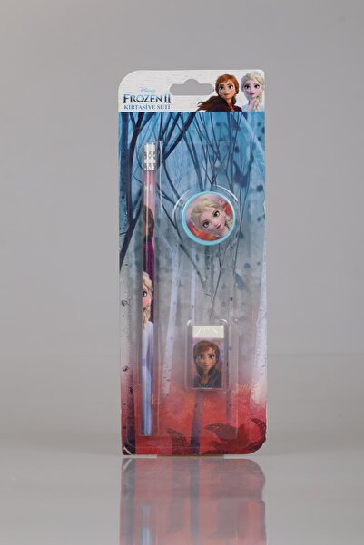 Disney LİSANSLI FROZEN ELSA SİLGİ,KURŞUN KALEM,KALEMTRAŞ SETİ