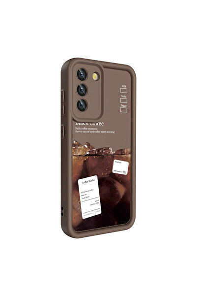 AQUA AKSESUAR Samsung Galaxy S21 FE Uyumlu Renkli Tasarımlı Kamera Korumalı B...