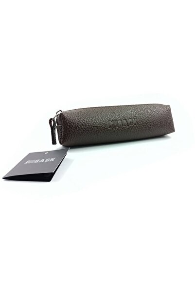 BBACK Faux Leather Pen Holder Brown