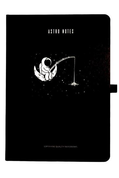 Gıpta A5 120 Sheets Lined Astro Notes Hard Cover Thread Sewing Notebook