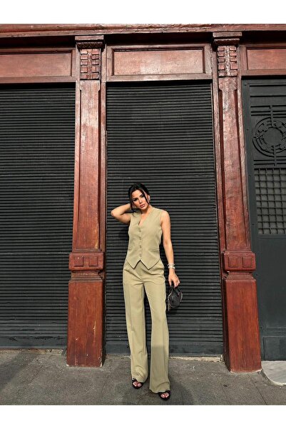 Bella Breeze Kadın Klasik Yelek Pantolon Takım Elbise